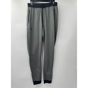 Under Armour Gray Loose ColdGear Men's‎ Joggers Sz Medium Performance Activewear